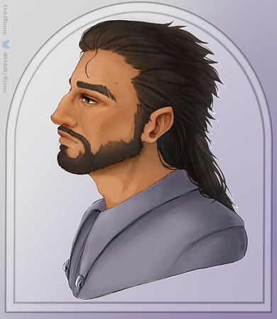 Lucanis Dellamorte from Dragon Age : The Veilguard