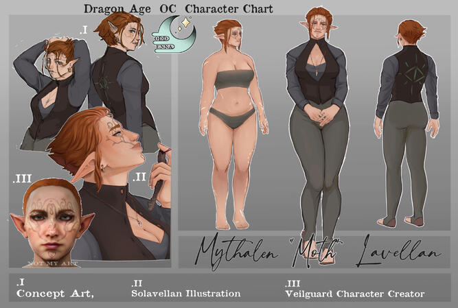 Dragon Age OC Chart : Mythalen Lavellan